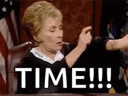 Judge Judy Time GIFs
